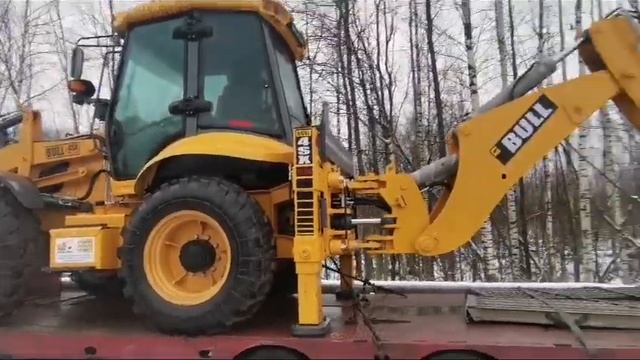 Передача Экскаватора-погрузчика BULL 4SX PLUS в г. Коряжма смотреть онлайн