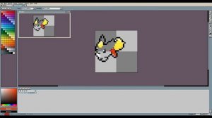 Drawing 8-Bit Flareon Sprite In Aseprite