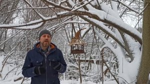 Обзор на набор "Кормушка для птиц". Плетеная кормушка "Гендальф".