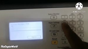 CANON imageRUNNER 2206N/2006N/2206/2002/2002N HOW TO COUNTER REPORT PRINT/