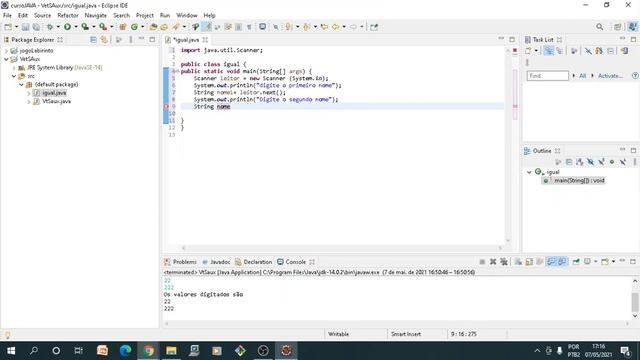 Comparando String em JAVA смотреть онлайн
