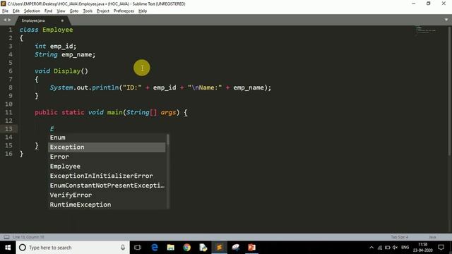 14 | What is Class in JAVA? | What is an Object in JAVA? | How do we use them?
