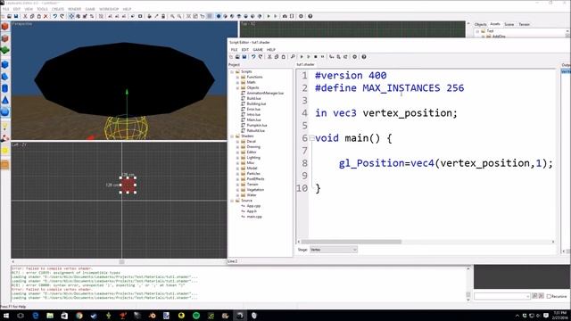 GLSL Shader Tutorial 1: Passthrough Vertex and Fragment Shader смотреть онлайн
