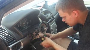Как снять руль на галант 9. Замена подрулевого шлейфа
