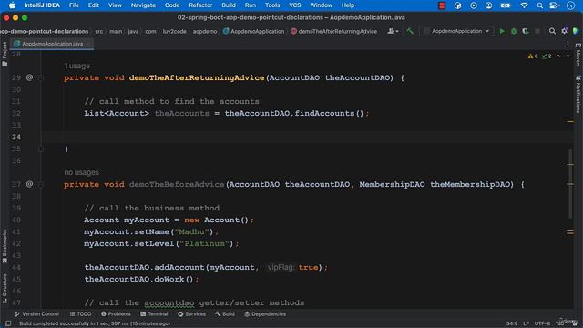 039 AOP @AfterReturning Advice - Coding - Part 2