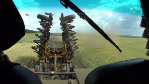 Трактор к744р4  Дискатор 8 на 4 ЧКЗ Агро.  Залило дождём   ( Сезон 2019)