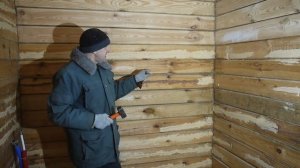 Конопатка стен своими руками