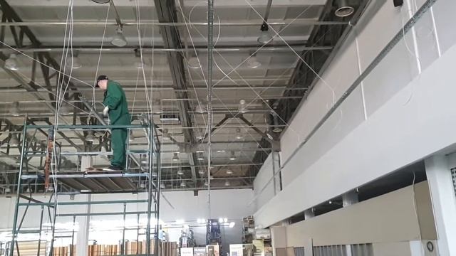 НОВЭМ, электроосвещение торговый зал "Планета обои", Большая Медведица, г. Новосибирск