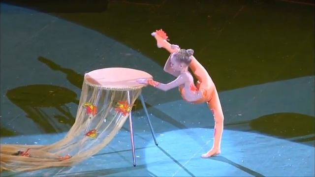 "Кураж" Цирковая студия.Пластический этюд Осенний листопад Кабачная Анфиса смотреть онлайн