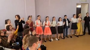 Выступление учеников школы №4  г. Гавар  (в рамках акции «Книги – школам Армении!»)