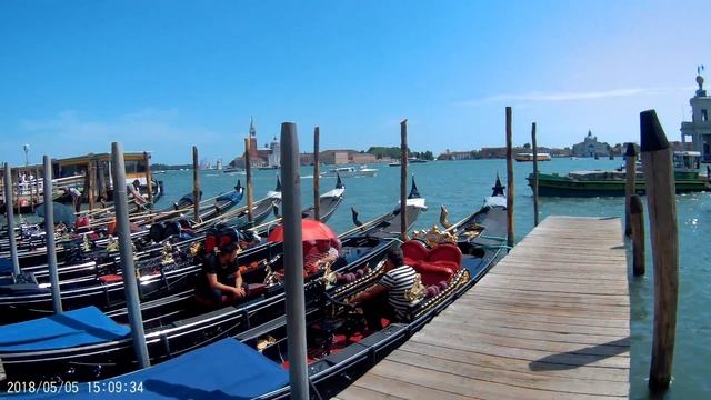 5.05.2018 Венеция. Биеннале. Лучший вид для фото на фоне Санта Мария делла Салюте смотреть онлайн