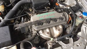 Видео работы двигателя D15B MB3