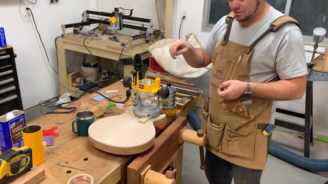 LP Style Guitar Build - Part II - Neck, Routing, Inlay смотреть онлайн