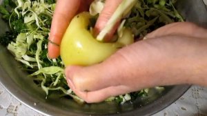 ТУРШУ.ПЕРЕЦ ФАРШИРОВАННЫЙ КАПУСТОЙ И ЗЕЛЕНЬЮ В УКСУСЕ НА ЗИМУ.İÇİ DOLDURULMUŞ SİRKƏLİ BİBƏR TURŞUSU