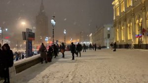 Прогулка возле Ленинградского вокзала до Метро Комсомольская, г. Москва, 07.03.2023