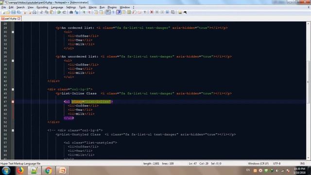 Part No-14 Bootstrap BlockQuotes and Lists In Hindi... смотреть онлайн