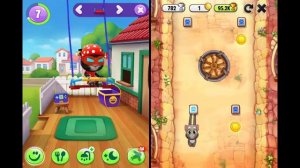 My Talking Tom 2 vs My Talking Tom - Android Gameplay #1