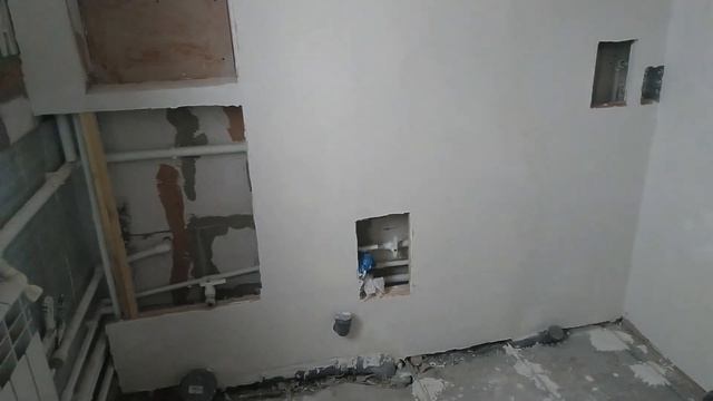 Ремонт в ванной часть первая!