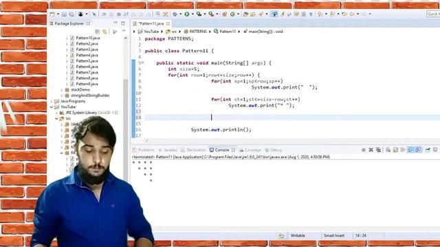 Star Pattern - 11 Program in Java