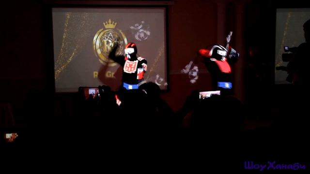 Пиксельное шоу Ханаби "CosmoStars"  г. Киров (шоу на корпоратив, юбилей, световое шоу)