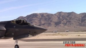 F-35 Lightning II and F-22 Raptor Flying Together