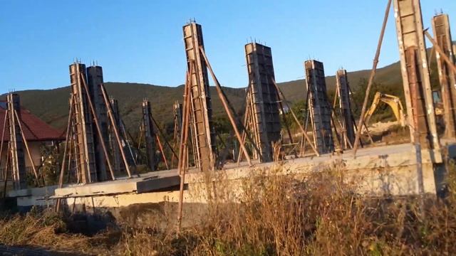 Обзор на строительство дома в Южной Озереевки, пригород Новороссийска.