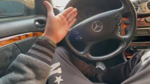 Mercedes benz CLK. Складывание зеркал