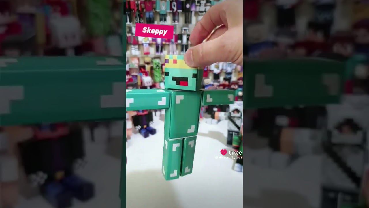 Skeppy 3D-игрушка Майнкрафт #minecraft #майнкрафт #Skeppy #майнкрафтигрушки