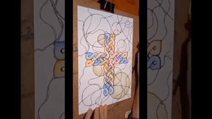 Рисую помощь Вселенной. Подарок себе на Рождество. Нейрографика, модуль Сакральная геометрия.