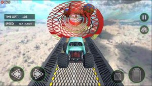 Monster Truck Stunts on Impossible Track - 4x4 Monster Truck Race Game - Android GamePlay