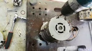 Газовый котёл Kiturami ремонт насоса переделка