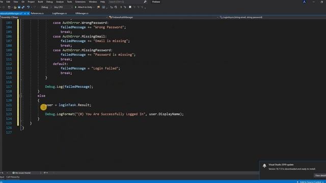 Firebase Authentication In Unity | User Login & Register | Tutorial #1