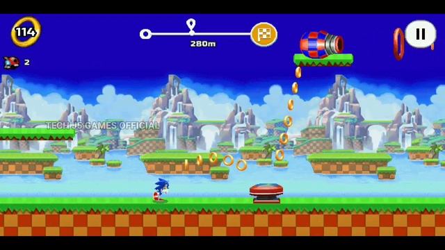 Sonic Runners Adventure Java Ported 2D Game Apk Android Gameplay смотреть онлайн