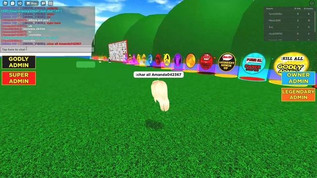 I GET TO KICK PEOPLE OUT OF THE SERVER?? (Roblox free admin) смотреть онлайн