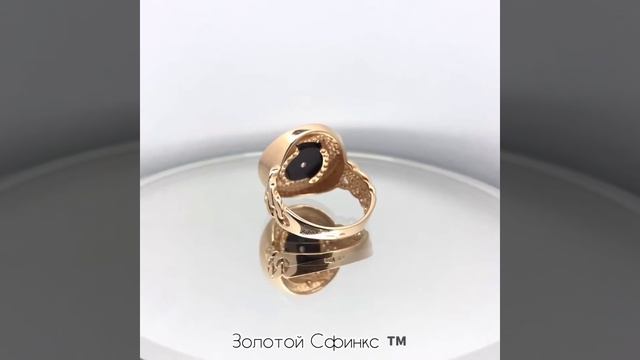 Золотое женское кольцо Шанель КВ2341 смотреть онлайн