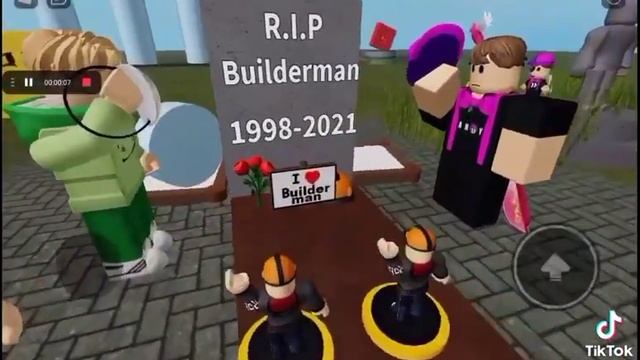 rip builder man in roblox смотреть онлайн