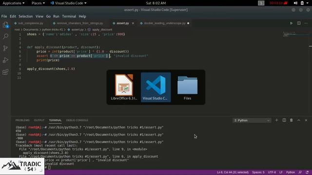 Python Tricks#1 | Tamil | TRADIC 54