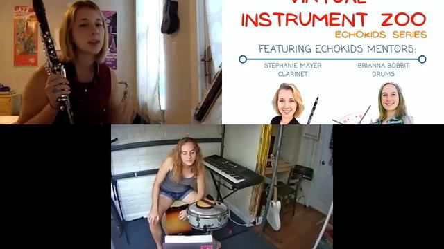 Virtual Instrument Zoo - Clarinet and Drums・EchoKids смотреть онлайн