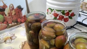 Компот из сливы без сахара на зиму