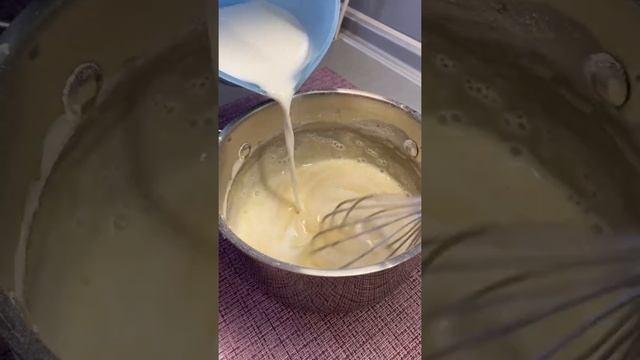 Лучший рецепт заварного крема без крахмала \ Baking cream