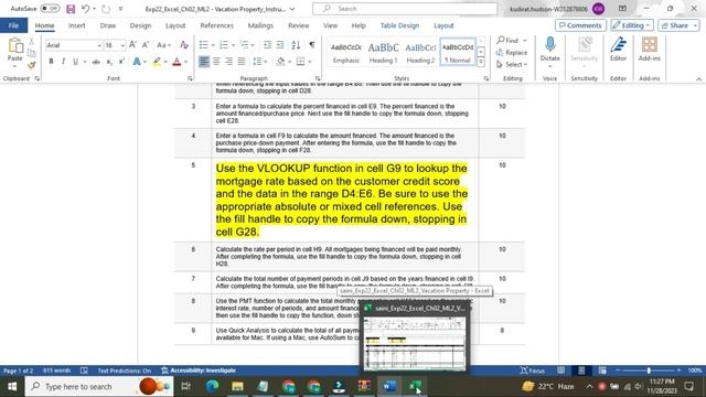 Exp22_Excel_Ch02_ML2 - Vacation Property 1.1 | Excel Chapter 2 Mid-Level 2 - Vacation Property