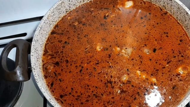 Жареные Макароны по - Армянски с вкусной Мясной  подливой ??на обед или ужин??