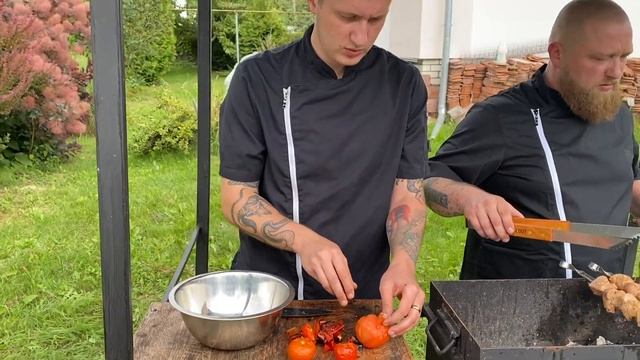 Шашлык из свинины с армянским соусом смотреть онлайн