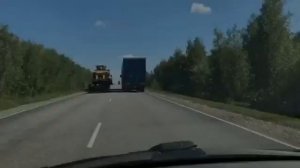 Перевозка бульдозера CAT D7H на трале