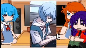 реакция Евангелион на Синдзи. ориг. 1/1