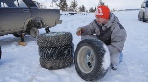 САМОДЕЛЬНЫЕ ШИПЫ ИЗ САМОРЕЗОВ испытание на гоночном треке!