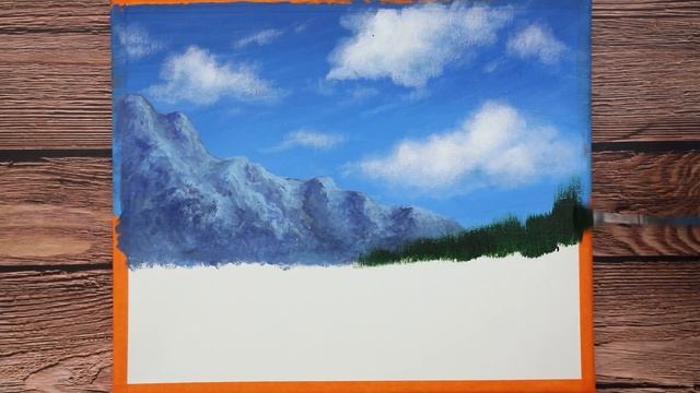 ?Yellow Flower Field Scenery | Relaxing Acrylic Painting #290 смотреть онлайн