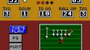 Joe Montana Football (Game Gear) полное прохождение