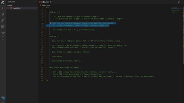 SASS ve SCSS Dersleri 01 смотреть онлайн