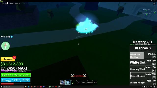 Highlight Blizzard + God Human + CDK Road to 30M Honor (Blox Fruits Bounty/Honor Hunting)
